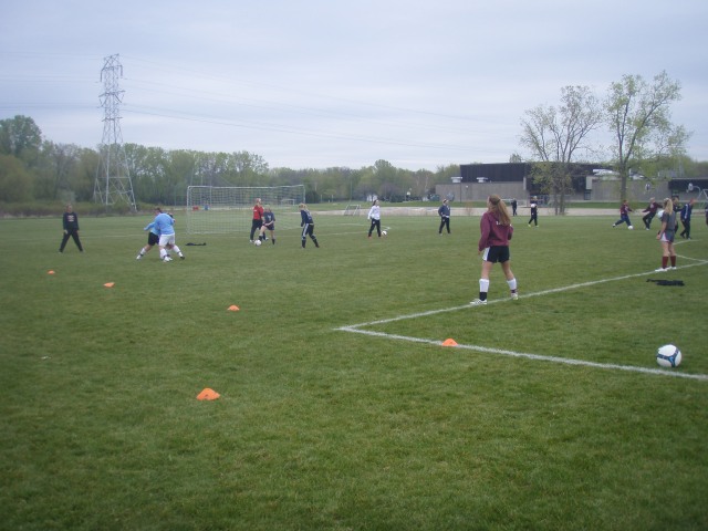 varsity soccer practice
